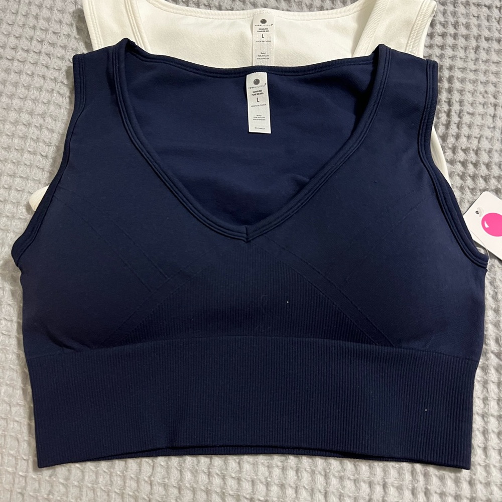 Yogalicious Navy Blue Sports Bra